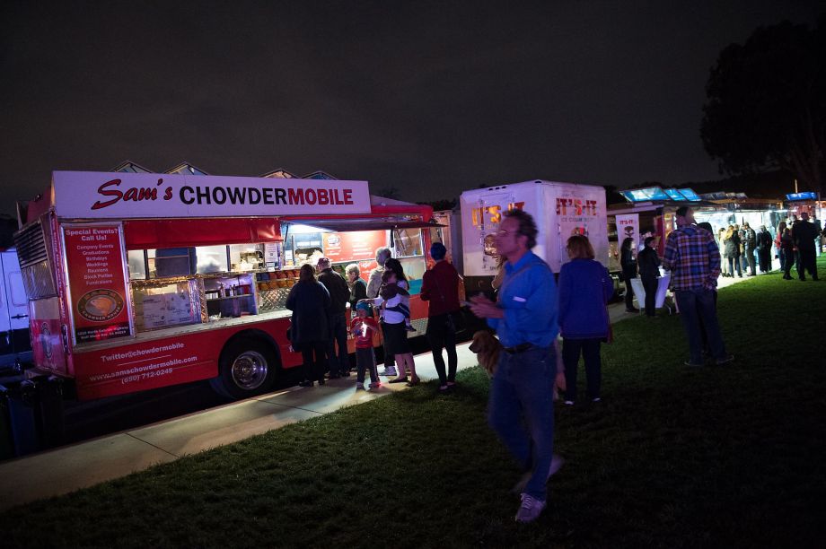 San Francisco Chronicle 20 Best Food Trucks includes Sam's ChowderMobile; photo by Susana Bates, Special to The Chronicle