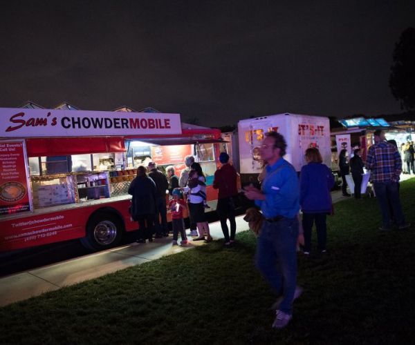 San Francisco Chronicle 20 Best Food Trucks includes Sam's ChowderMobile; photo by Susana Bates, Special to The Chronicle